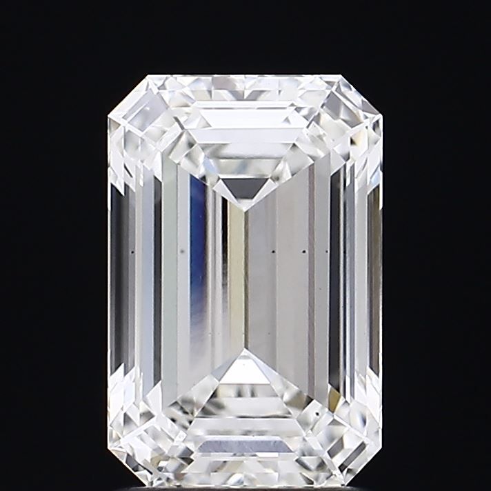 1.85 ct. emerald Lab Grown Diamond front image