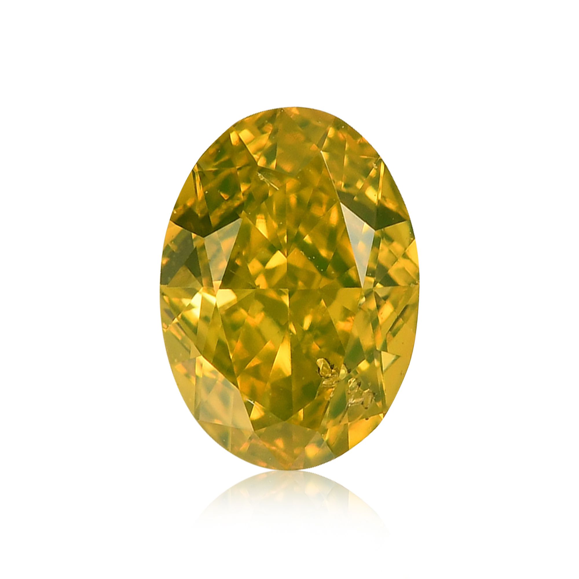 Diament 0.5 ct Fancy Deep Yellow/SI2