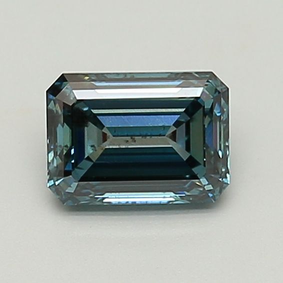 1.5 CT Fancy Deep Greenish Blue EMERALD