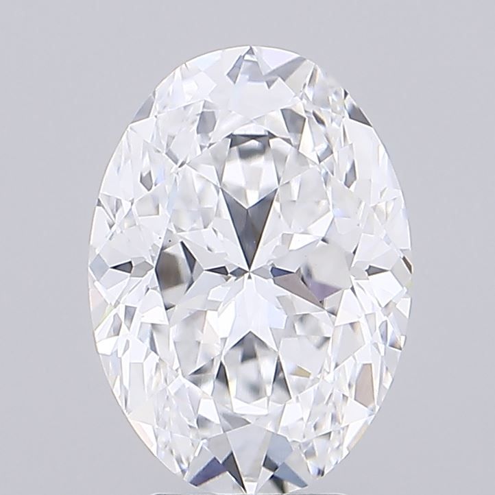 3.14 ct. oval Lab Grown Diamond front image