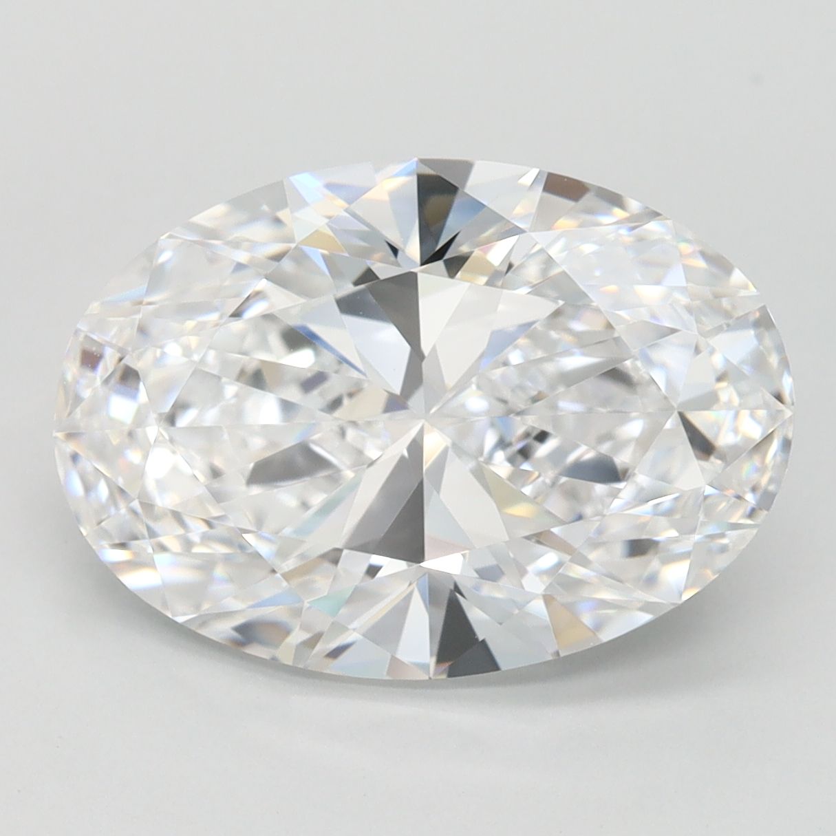 3.95 ct. oval Lab Grown Diamond front image