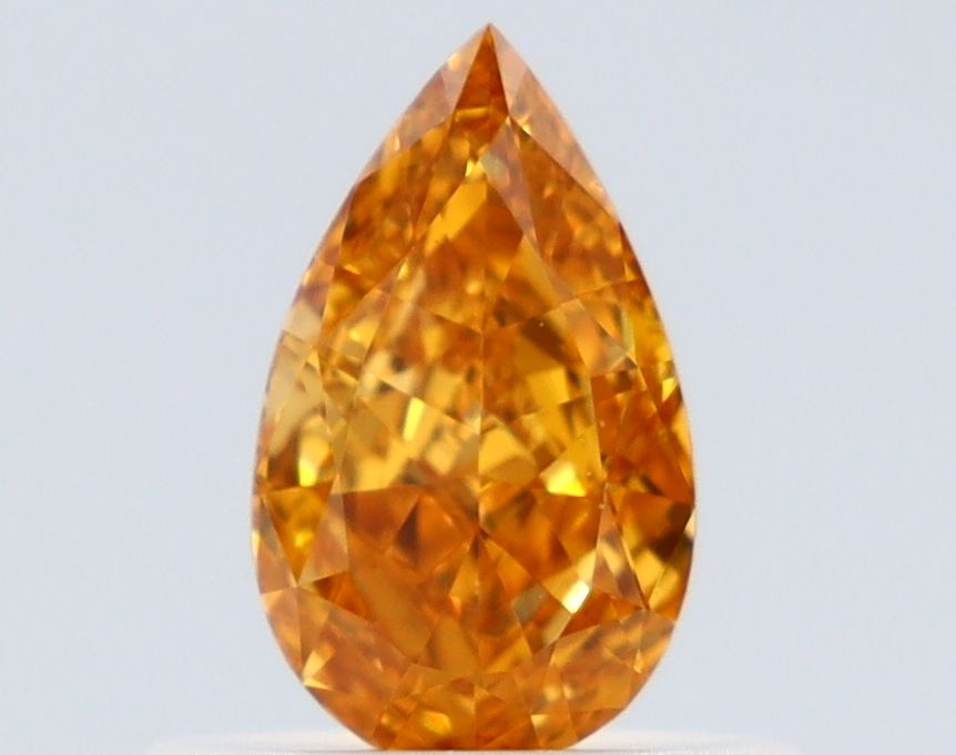 Diament 0.47 ct Fancy Intense Orange Yellow/VS1