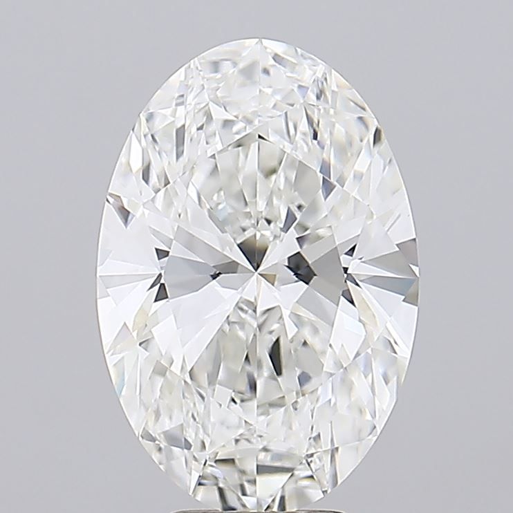 6.08 ct. oval Lab Grown Diamond front image