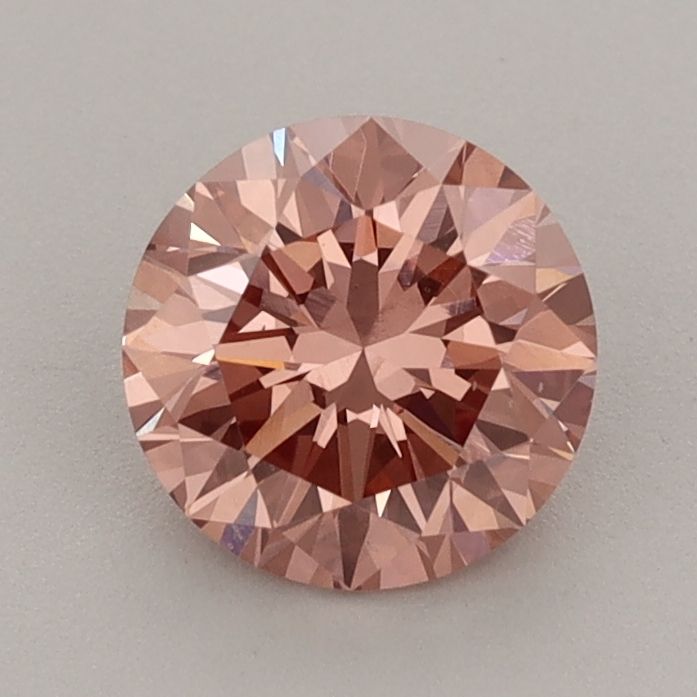 1.09 CT Fancy Vivid Brownish Pink ROUND