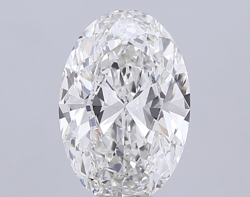 7.05 ct. oval Lab Grown Diamond front image