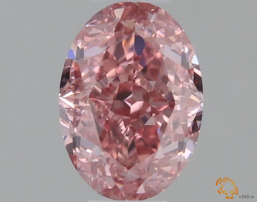 Diament 0.41 ct Fancy Intense Pink/VS1