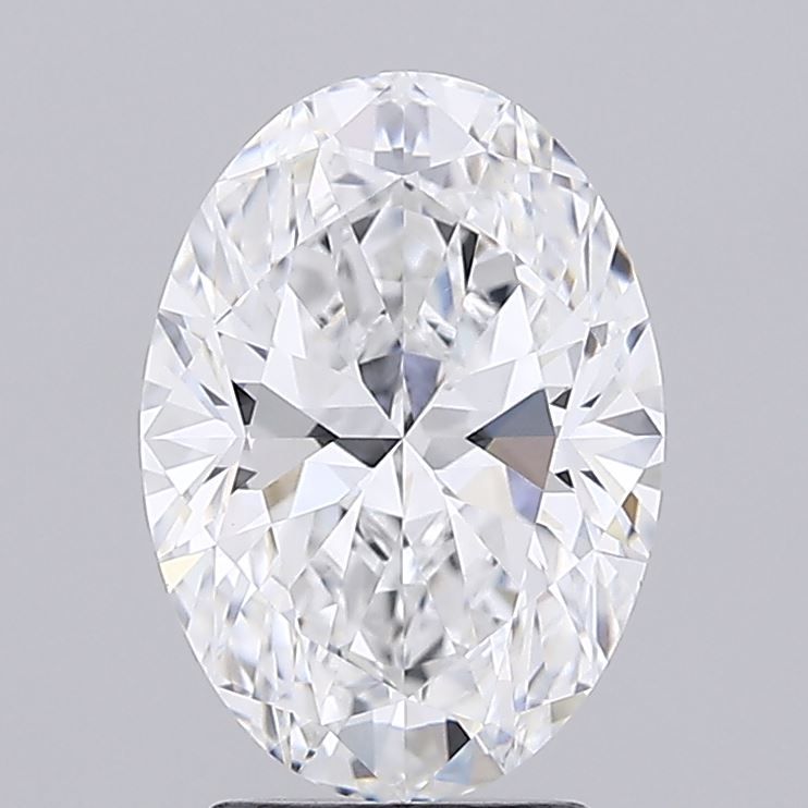 3.01 ct. oval Lab Grown Diamond front image