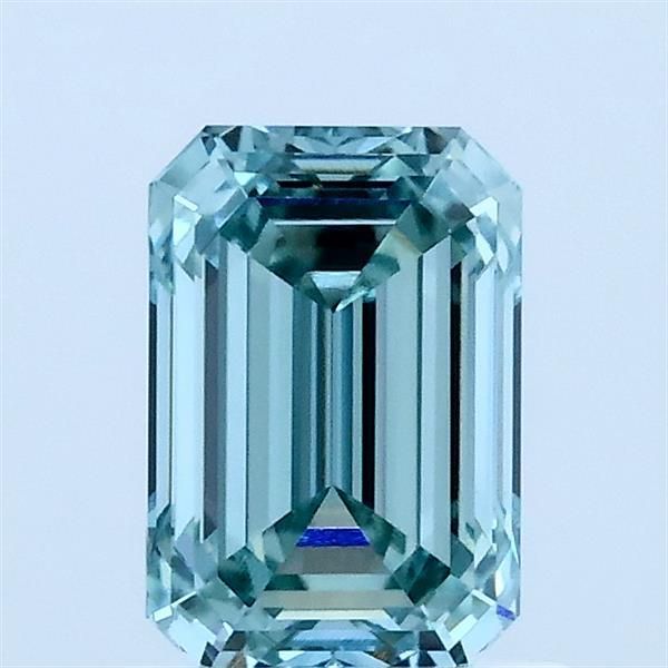 1.07 CT Fancy Intense Blueish Green EMERALD