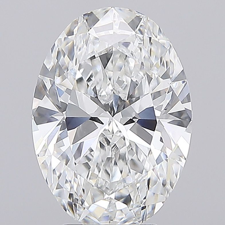5.50 ct. oval Lab Grown Diamond front image
