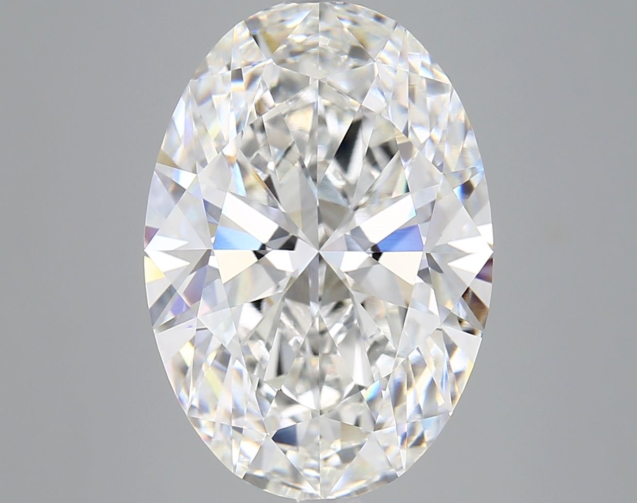8.04 ct. oval Lab Grown Diamond front image