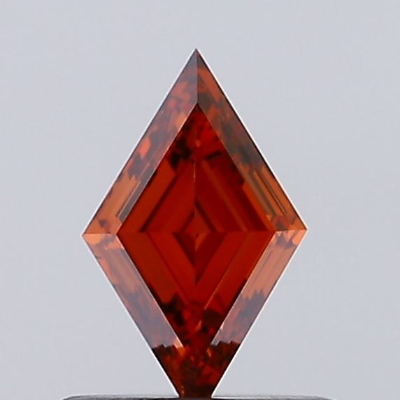 0.33 CT Fancy Deep Orange LOZENGE