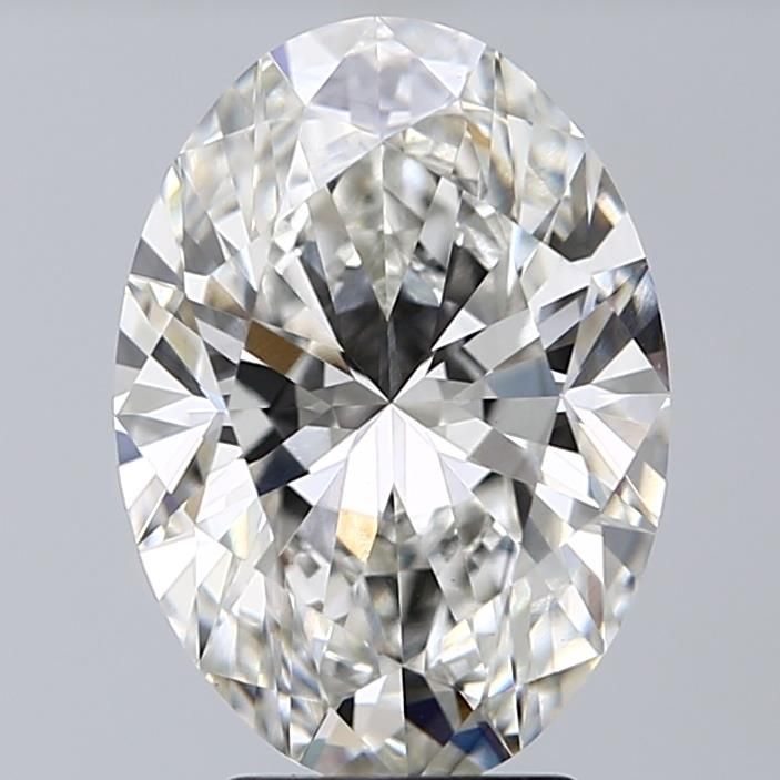 3.78 ct. oval Lab Grown Diamond front image