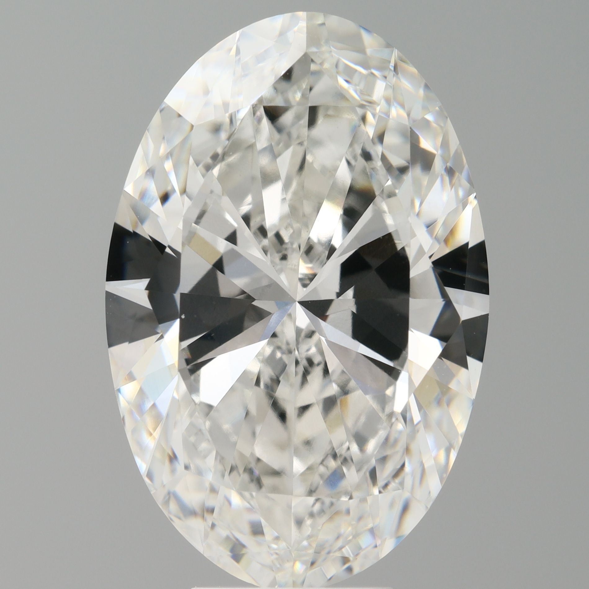 7.98 ct. oval Lab Grown Diamond front image
