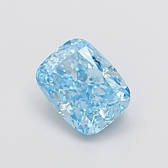 1.07 CT Fancy Vivid Blue CUSHION MODIFIED