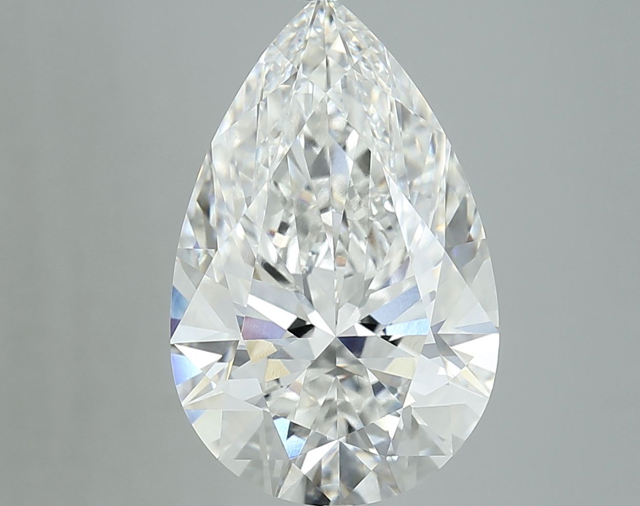 6.66 ct. pear Lab Grown Diamond front image