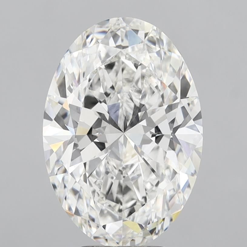7.02 ct. oval Lab Grown Diamond front image