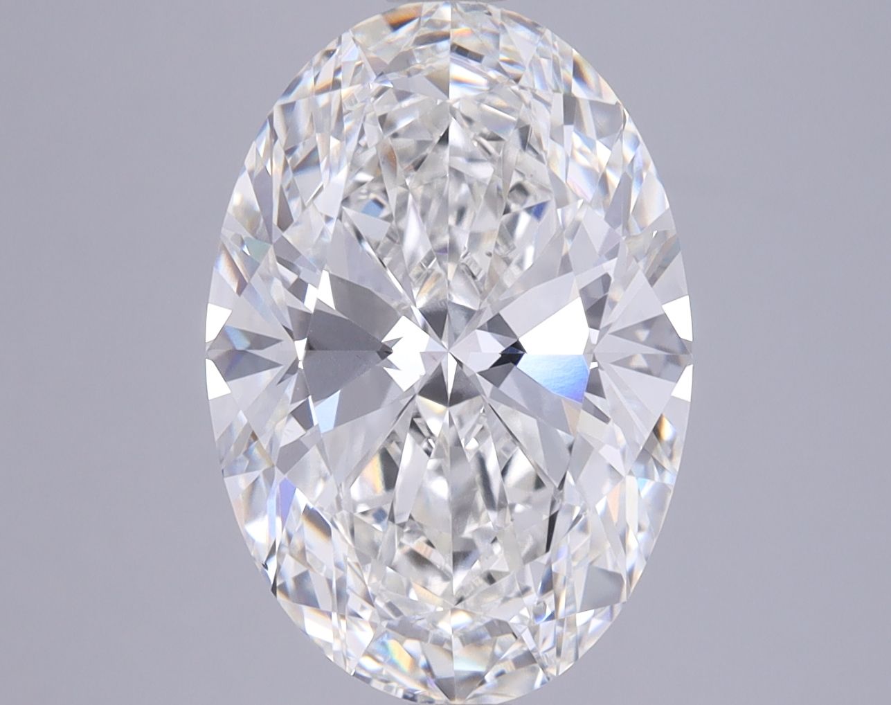 5.01 ct. oval Lab Grown Diamond front image