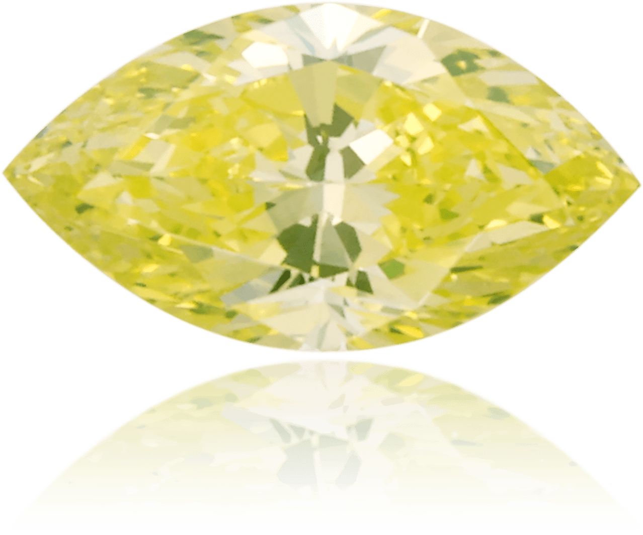 Diament 0.45 ct Fancy Intense Greenish Yellow/VS2