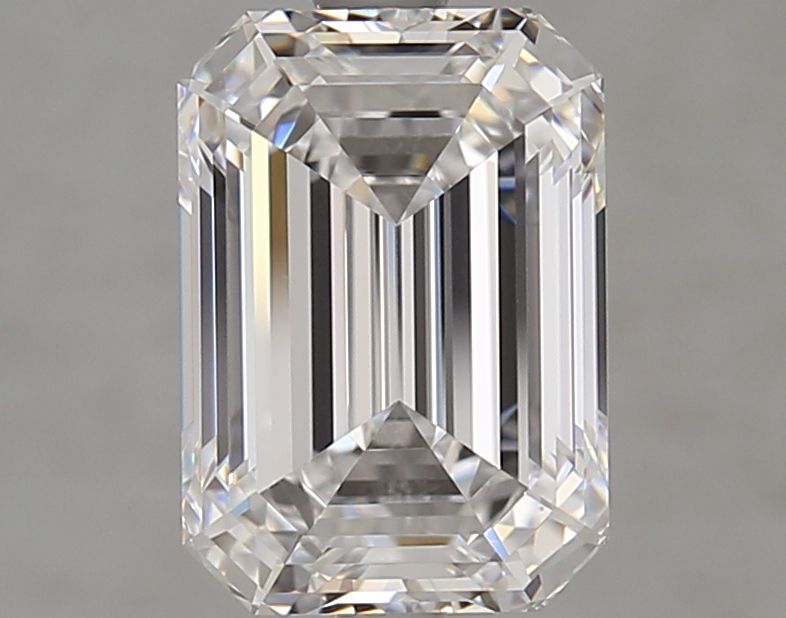 Diamant Émeraude 3.09 ct - Couleur D - Pureté VVS1