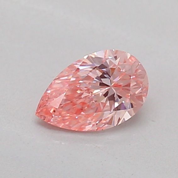 0.21 CT Fancy Vivid Pink PEAR
