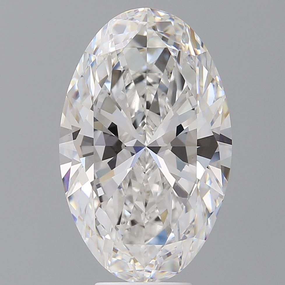 7.03 ct. oval Lab Grown Diamond front image