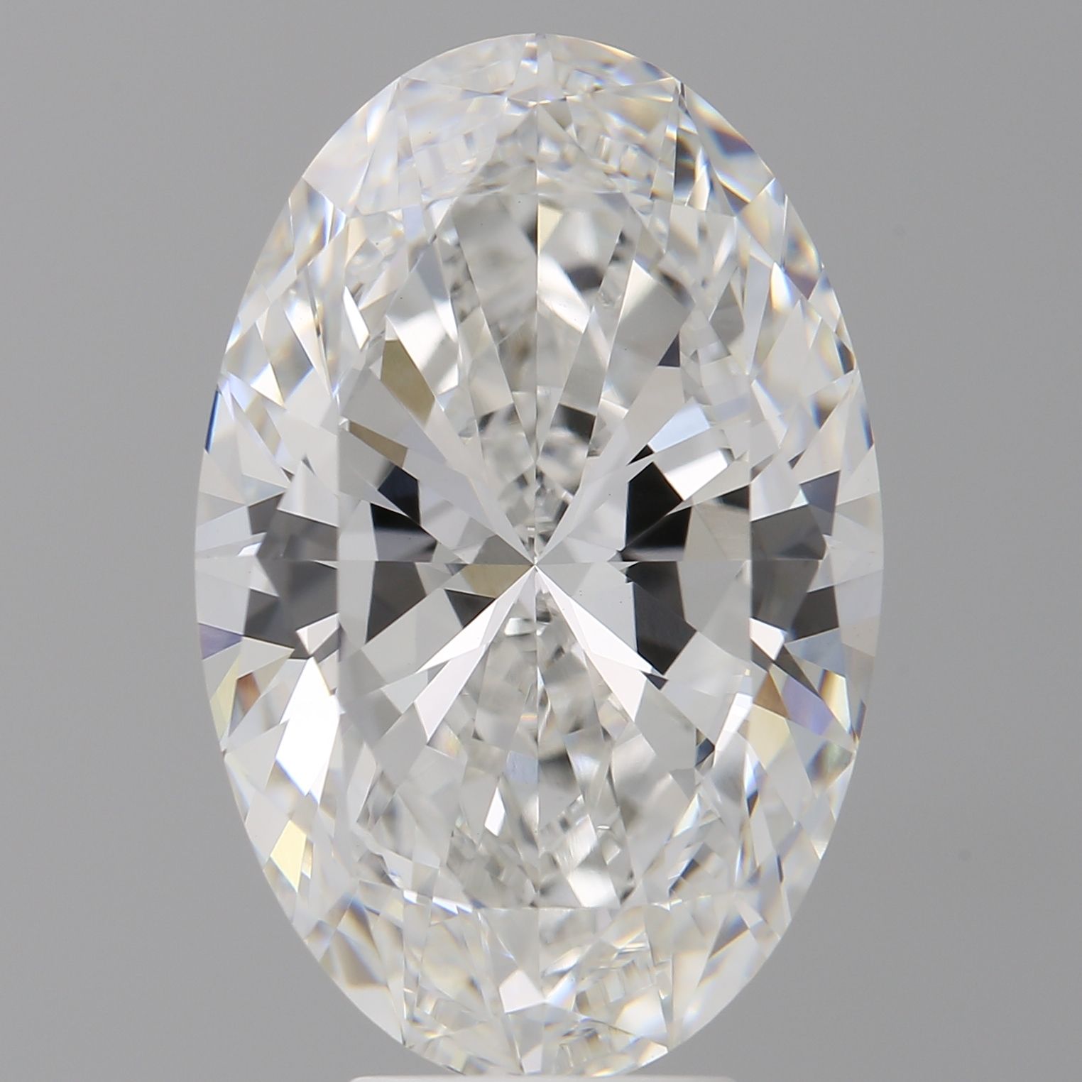 7.03 ct. oval Lab Grown Diamond front image