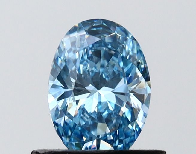 0.7 CT Fancy Vivid Blue OVAL