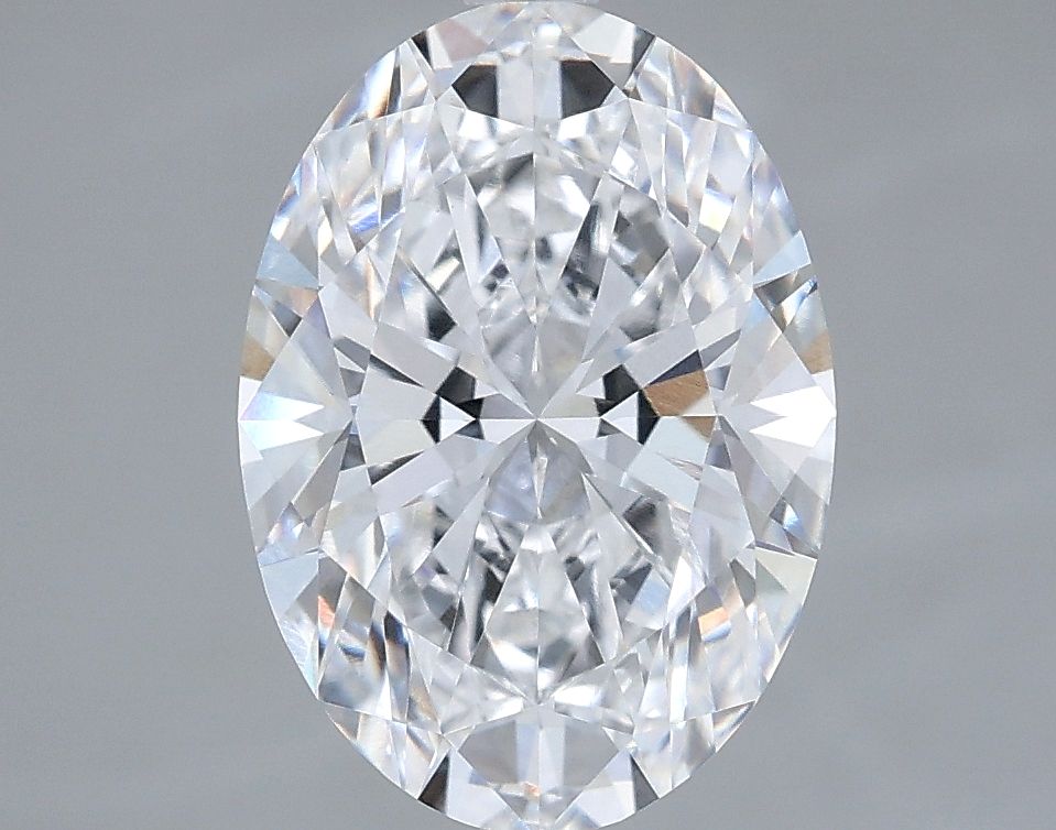 3.02 ct. oval Lab Grown Diamond front image