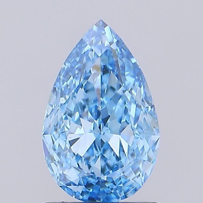 1.3 CT Fancy Vivid Blue PEAR