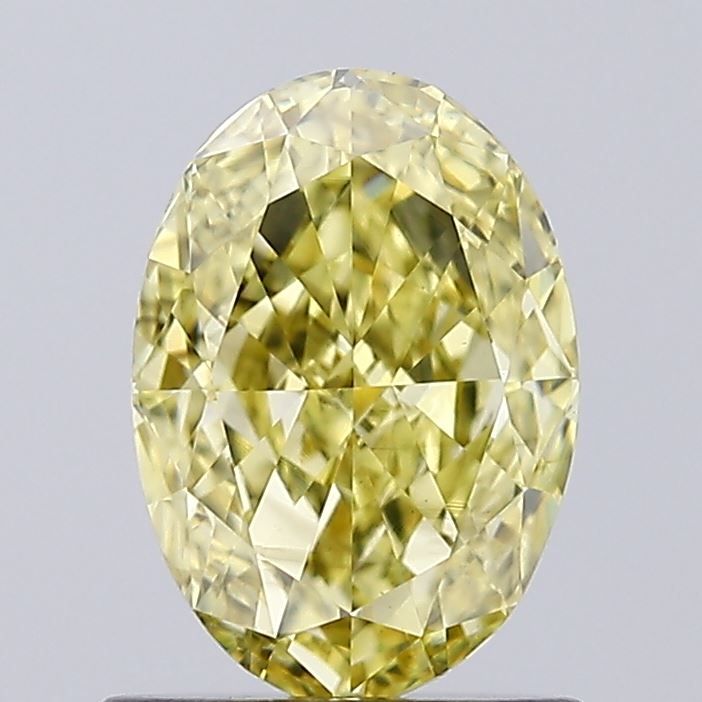 1.09 CT Fancy Intense Yellow OVAL