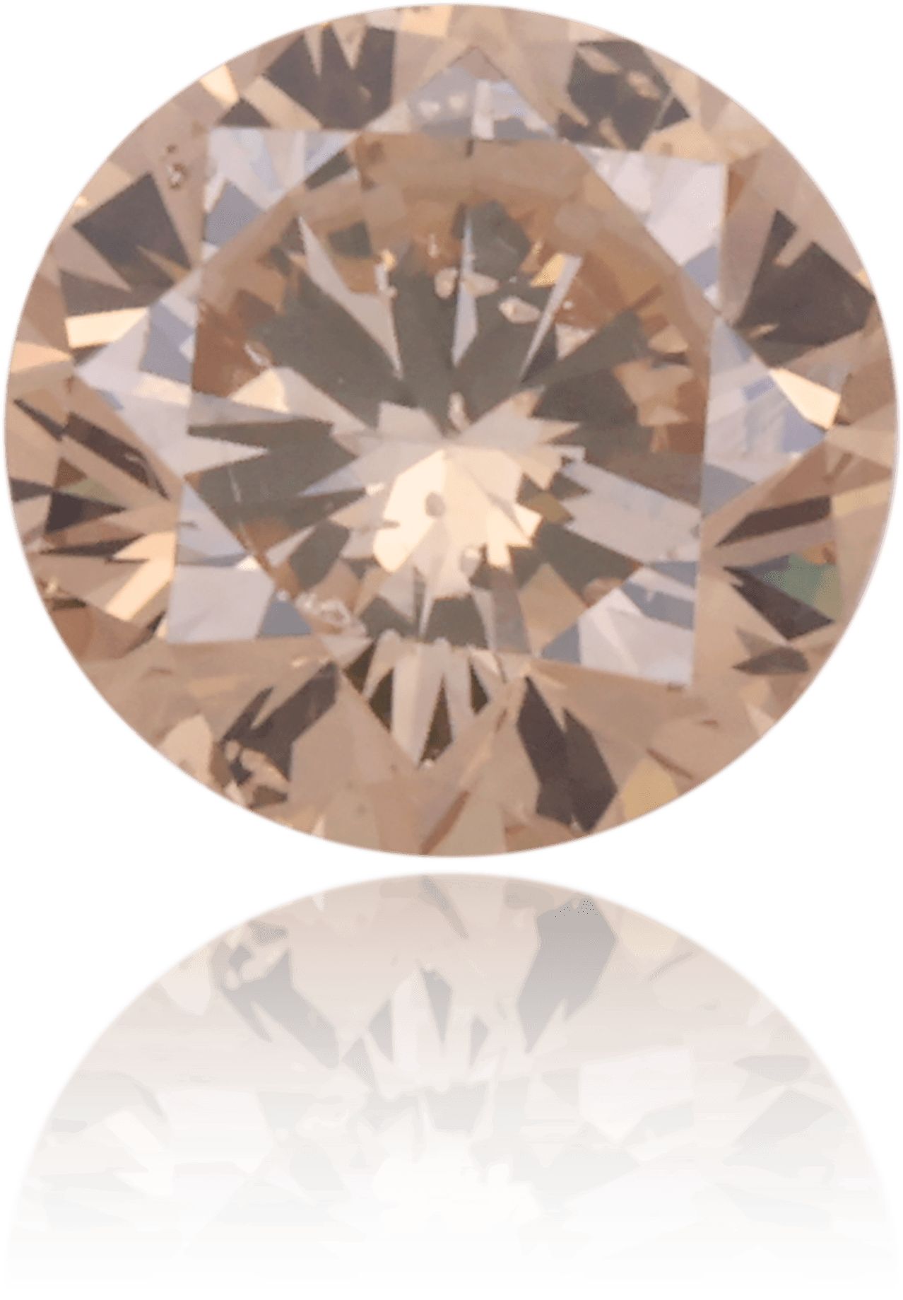 Diament 0.48 ct Fancy Orangey Brown/I1