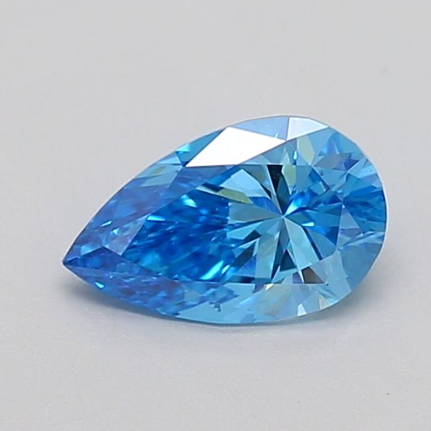 0.75 CT Fancy Vivid Blue PEAR