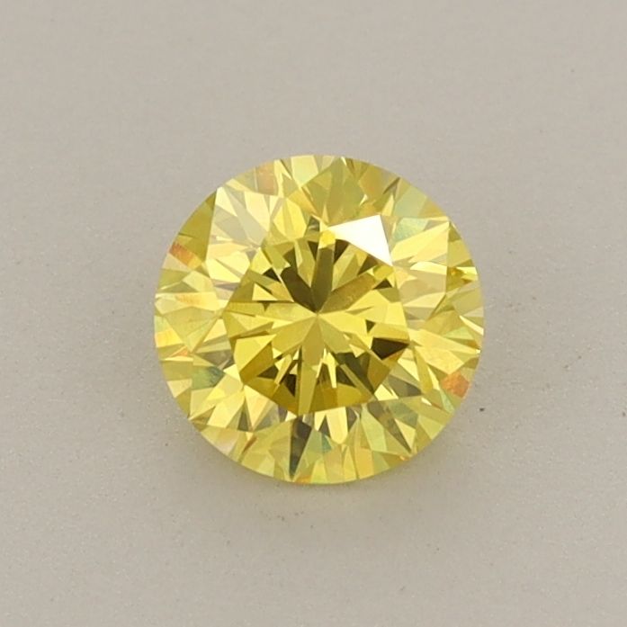 0.52 CT Fancy Intense Yellow ROUND