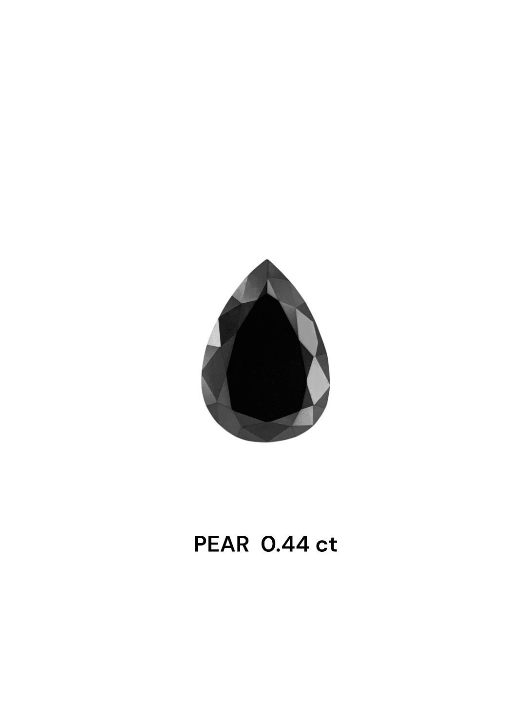 Diament 0.44 ct Fancy Black/VVS2