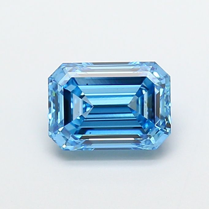 2.06 CT Fancy Vivid Blue EMERALD