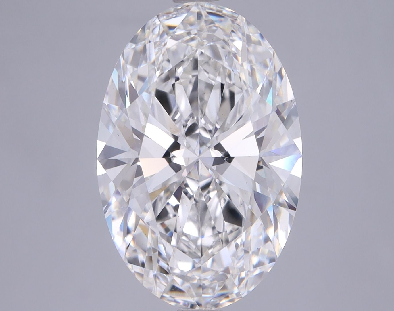 5.53 ct. oval Lab Grown Diamond front image