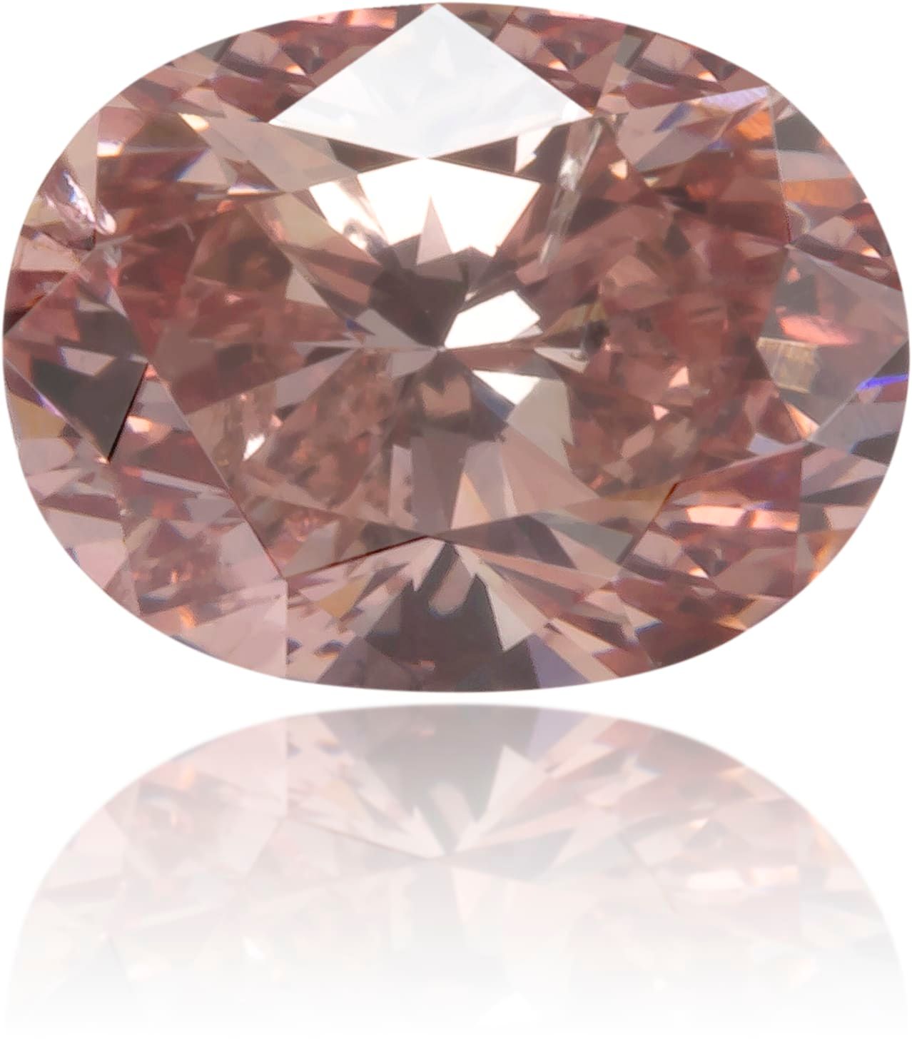 Diament 0.46 ct Fancy Deep Orangey Pink/I1