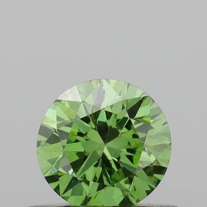 0.41 CT Fancy Vivid Green ROUND