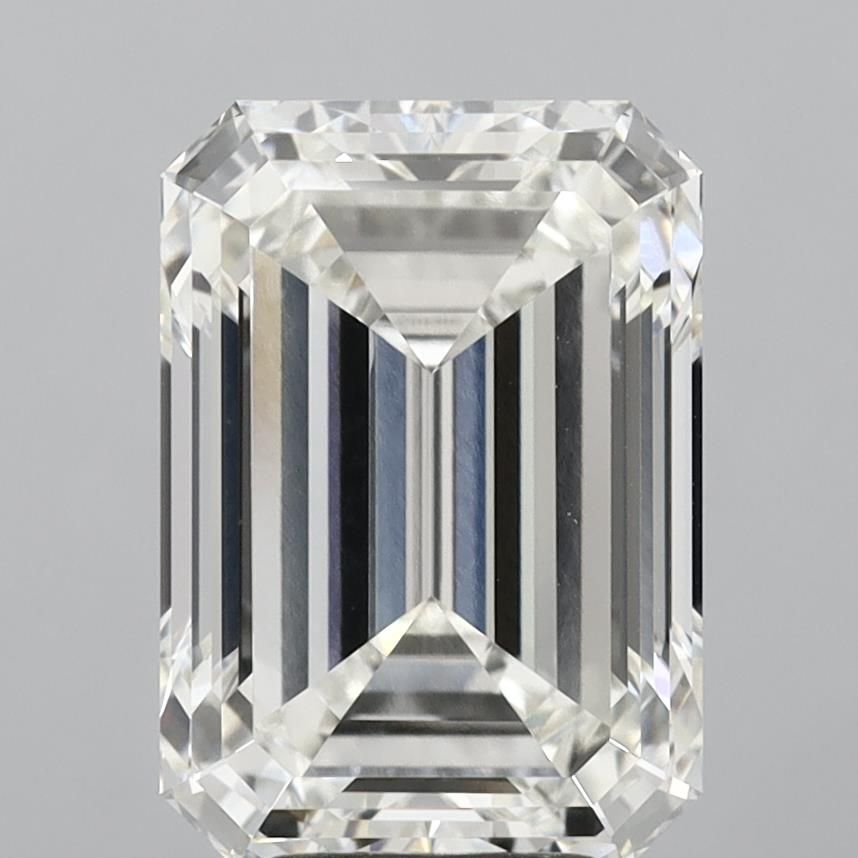 6.04 ct. emerald Lab Grown Diamond front image