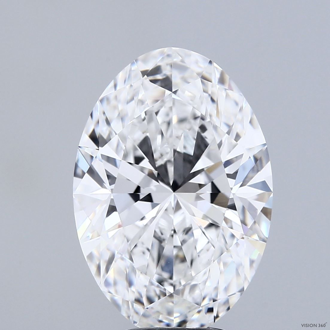 6.09 ct. oval Lab Grown Diamond front image