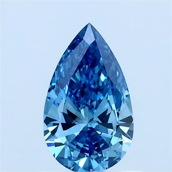 0.51 CT Fancy Vivid Blue PEAR