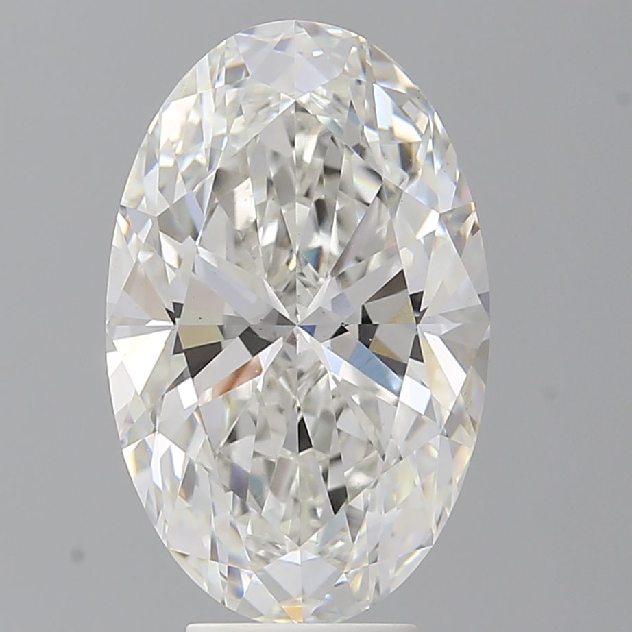 6.02 ct. oval Lab Grown Diamond front image