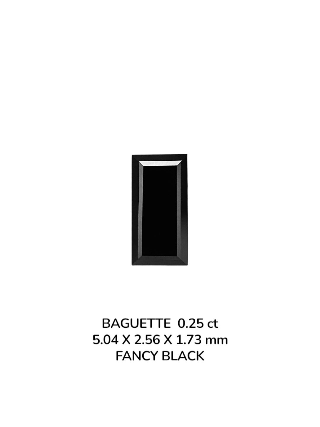 Diament 0.25 ct Fancy Black/VVS2