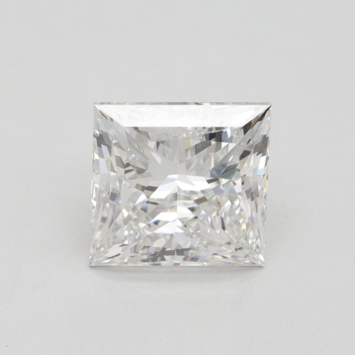 3.02 ct. princess Lab Grown Diamond front image