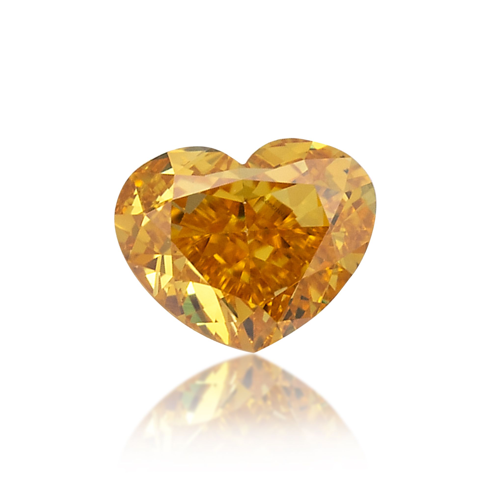 Diament 0.23 ct Fancy Vivid Orangey Yellow/VVS2