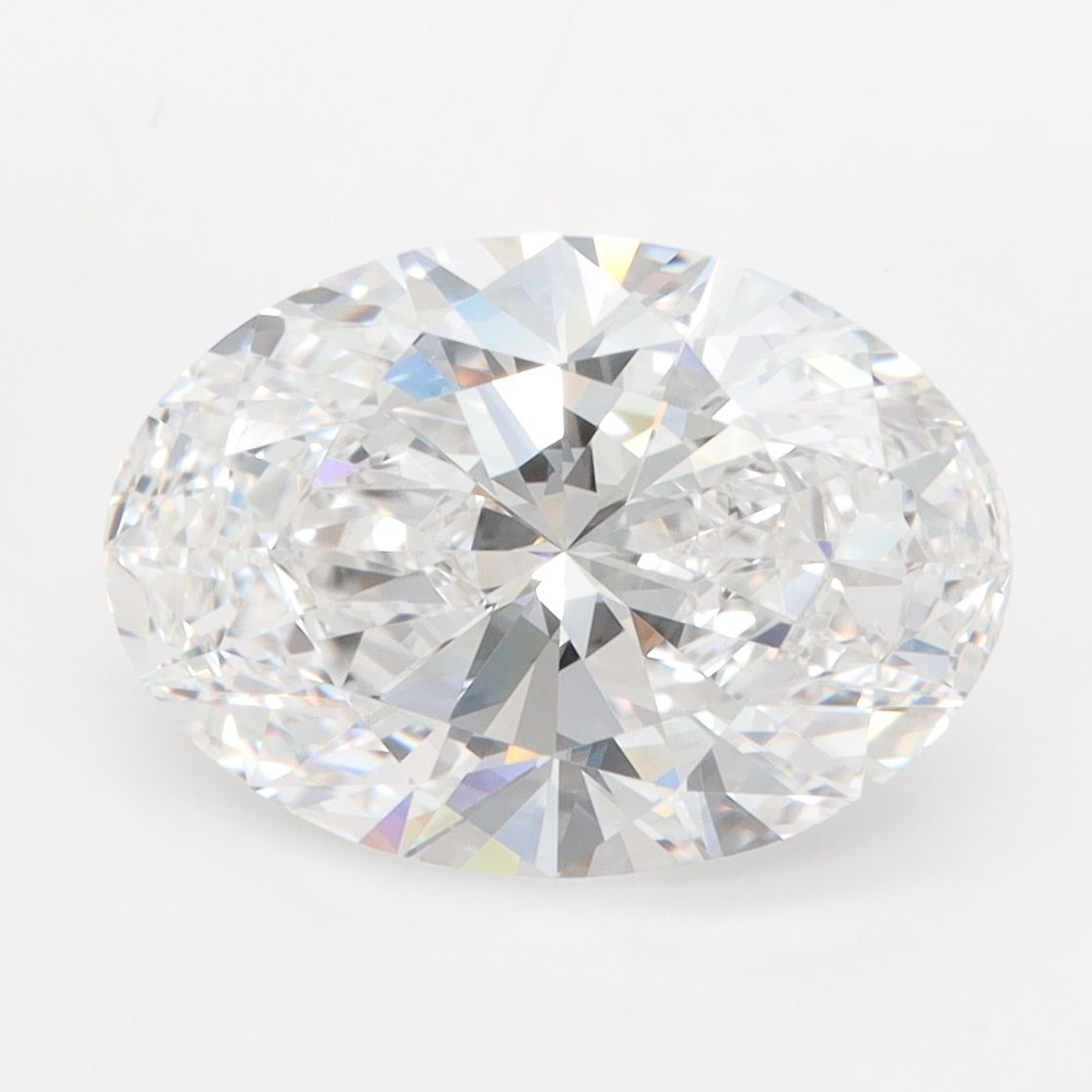 4.09 ct. oval Lab Grown Diamond front image
