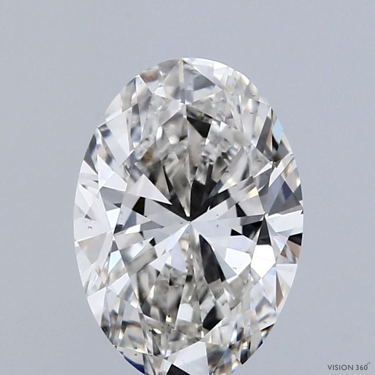 2.12 ct. oval Lab Grown Diamond front image