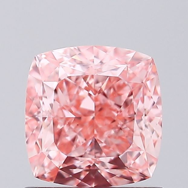 1.09 CT Fancy Vivid Pink CUSHION MODIFIED