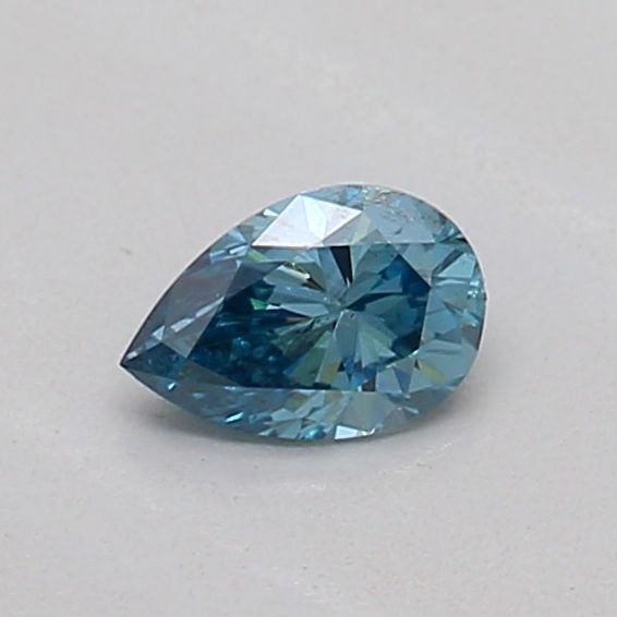 0.16 CT Fancy Vivid Blue PEAR