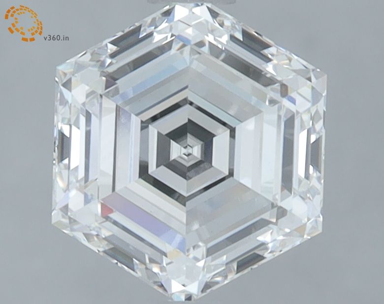 2.1 ct lab-grown Hexagonal Diamond
